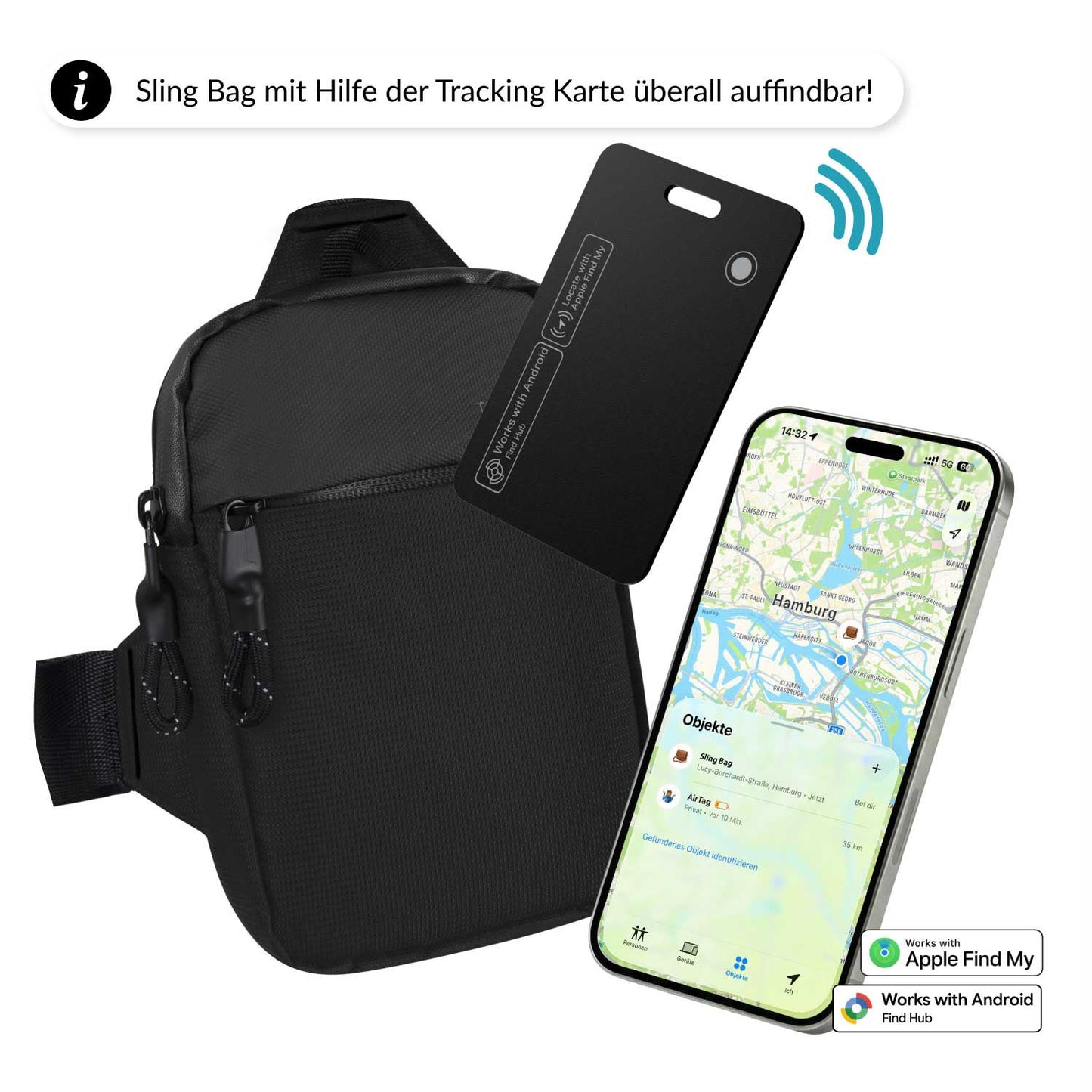 PORTEVON SLING BAG